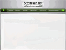 Tablet Screenshot of betonzaun.net